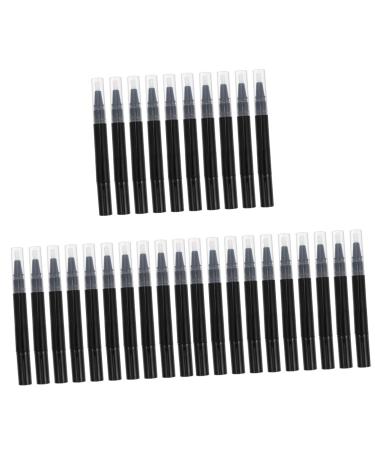 30 Pcs Nail Polish Twist Pen Empty Pen Supply Eyelash Growth Liquids Pen Empty Tube Makeup Liquids Applicator Essential Oil Pen Cuticle Oil Pen Nail Nutrition Pen Twisting Pen 12.6x1.2cmx3pcs Blackx3pcs