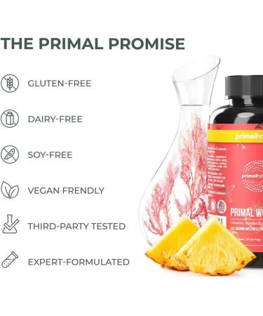 Primal Harvest Multivitamin for Women Vitamin A Vitamin C Vitamin D and E Vitamin B12 B6 Biotin Zinc Supplements 60 Capsules (Womens 2 Pack) Unflavored 30 Count (Pack of 2) - Buy Online on GoSupps.com