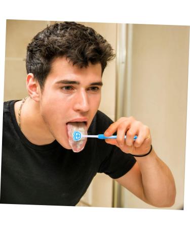 Iwowhero 2-St Tongue Cleaning Brush | Professional Multifunctional Tongue Scraper Tool for Optimal Oral Hygiene - Buy Online on GoSupps.com