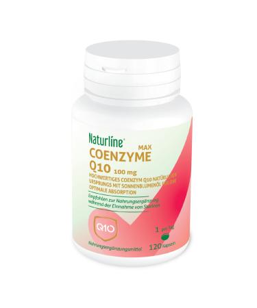 NaturLine Co-ENEGY Q10 100mg |120 capsules of natural origin |4-month stockOil -based wording for optimal absorption