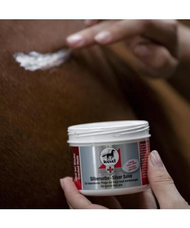 RL24 LeoVet Silber Ointment for Horses - Antiseptic Balm with Silver Panthenol & Zinc | Skin & Hoof Care | Wound Treatment for Mauke | 150 ml - Buy Online on GoSupps.com