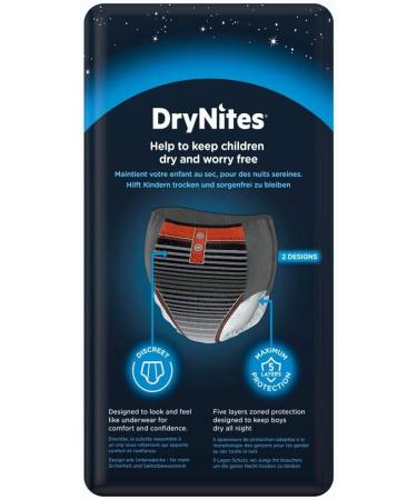 Huggies DryNites Boys High Absorbent Pajama Pants | 8-15 Years | Comfortable & Reliable Nighttime Protection - International Shipping Available - Buy Online on GoSupps.com