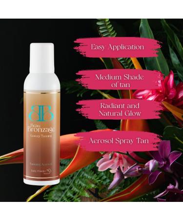 Beau Bronzage - Self Tanning Mist Medium Shade - Lightweight Tanning Aersol - Hydrates Moisturises and Helps Reduce Dryness - Vegan Friendly Never Tested on Animals - 200ml - Buy Online on GoSupps.com