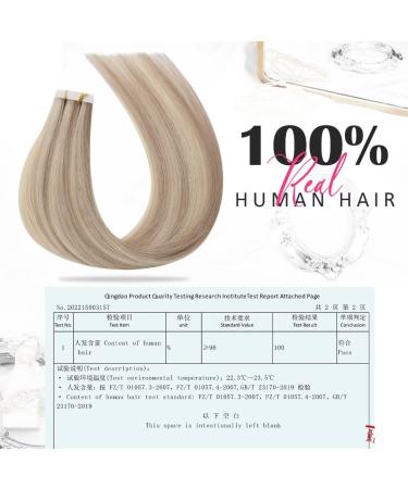 Moresoo Virgin Tape-In Extensions | Real Remy Hair #P18/613 | 5 Pieces 12.5g 55cm - Invisible & Adhesive - Buy Online on GoSupps.com