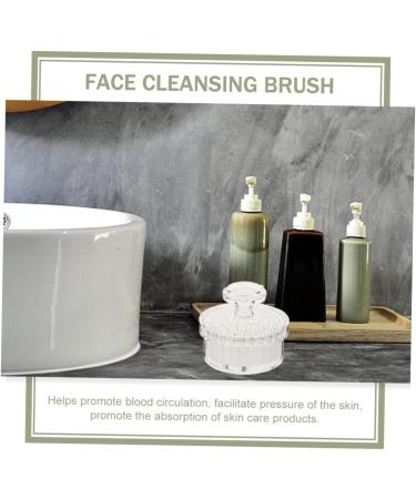 FRCOLOR face Brush Toddler Pore Scrubber Facial Scrub Brush Shower Brush for Body Makeup Blending Brush face scruber Soft-Bristle Facial Brush Baby pp Cleansing Brush Hair White - Buy Online on GoSupps.com