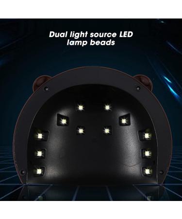 UV LED Nail Dryer 36W - Cute Cartoon Monkey Gel Polish Curing Lamp for Home Salon | 12Pcs Lamp Beads - Buy Online on GoSupps.com