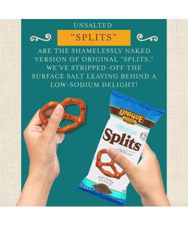 Unique Snacks Unsalted Splits - 11 Oz Pack of 3 | Healthy Snack Option - Buy Online on GoSupps.com