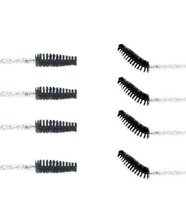 50pcs Disposable Mascara Wands - Portable Eyebrow Brush Set in Crystal Black - Buy Online on GoSupps.com