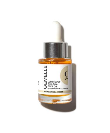 GEMELLE Lymphatic Gua Sha Face Oil | 6x Award Winner | Detox Plump Balance Hydrate | High-Altitude Rosehip Centella Asiatica & More! | Paraben-Free Luxury Natural Skin Care 15ml 15 ml
