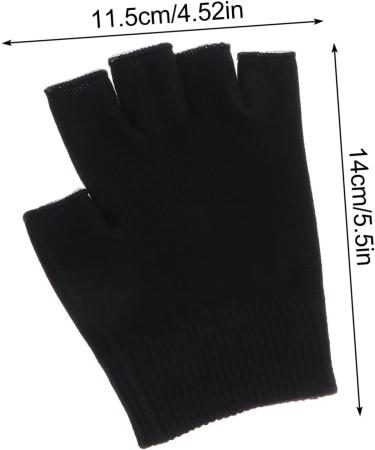 POPETPOP Moisturizing Gel Gloves 2 Pairs Half Finger Moisturizing Gloves Essential Oil Apparel Gel Miss Women Fingerless Gloves - Buy Online on GoSupps.com