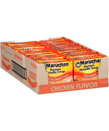 Ja Cor Instant Ramen Noodle Soup Chicken Flavor Noodles 3 oz. Bulk Pack Bundle with 1-Set of Reusable Stainless Steel Chopsticks(24 Individual Packs) - Buy Online on GoSupps.com