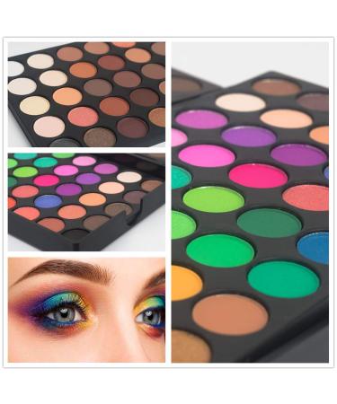 Vivid 120-Color Mini Eyeshadow Palette - Matte & Shimmer | Professional 3 Layers Bright & Warm Eye Shadows | Colorful Makeup Set - Buy Online on GoSupps.com
