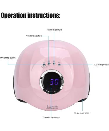 180W UV Nail Dryer Lamp | High-Performance Gel Polish & Nail Art Light for Studios | International Shipping - Buy Online on GoSupps.com