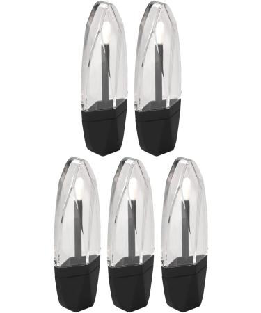 Yosoo Leaf Shape Empty Lip Gloss Tube - 7ml Refillable Clear Bottle for DIY Lip Cosmetics | Leakage Proof Design - Buy Online on GoSupps.com