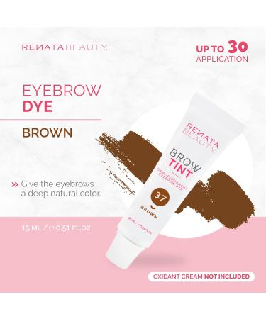 Renata Beauty Eyebrow Color - Long-Lasting & Gentle 15ml | Premium 4-Week Tint in 4 Shades - Buy Now! - Buy Online on GoSupps.com