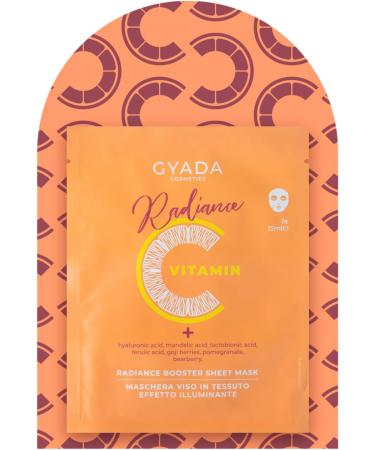  GYADA COSMETICS GYADA COSMETICS Radiance Booster Sheet Mask illuminating sheet face mask provides antioxidant action against signs of aging and expression based on vitamin C 15 ml - Buy Online on GoSupps.com