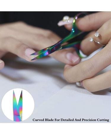 Multi-Purpose Nail Scissors for Men and Women - Eyebrow, Eyelash, Mustache, Toenail, Manicure Scissors - Buy Online on GoSupps.com