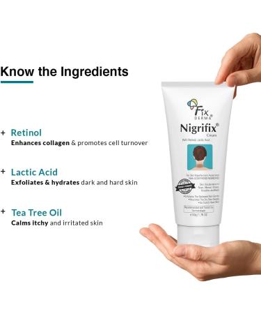 Fixderma Nigrifix cream for Acanthosis Nigricans | Whitening Cream Lightening Cream Underarm Whitening Cream Effective for Armpit Knees Elbows & Knuckles | Dermatologist Tested - 1.76 OZ - Buy Online on GoSupps.com