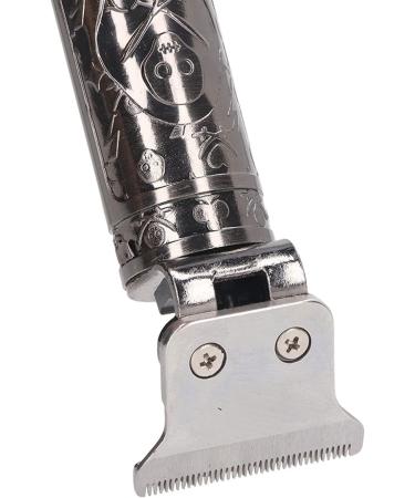 GLOGLOW Rechargeable Hair Trimmer - Portable & Slip Resistant with LCD Display for Travel (Skull LCD Silver) - Best International Shipping - Buy Online on GoSupps.com