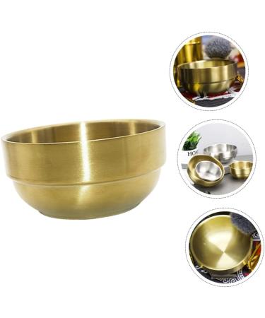 Buy Minkissy 1PC 304 Stainless Steel Rocking Foam Shell Bowl for Wet Shaving | Premium Cream Container for Men s Grooming - Buy Online on GoSupps.com