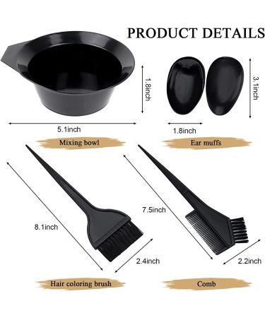 1st Choice Hair Dye Color Brush and Bowl Set - Hair Coloring Kit for Tinting, Dying, and Application - Buy Online on GoSupps.com