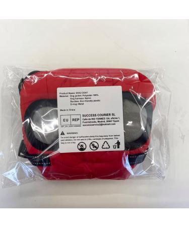 Luowan Waterproof Dog Coat for French Bulldogs | Warm Vest & Jacket for Small Dogs | Available in Various Sizes - Red L - Buy Online on GoSupps.com