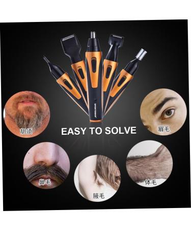 4-in-1 USB Rechargeable Nose Hair Trimmer | Facial Hair Shaver & Eyebrow Beard Remover - Shop Internationally - Buy Online on GoSupps.com