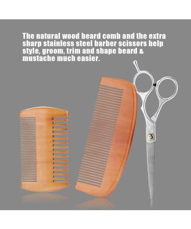 8 in 1 Beard Care Set Premium Beard Balm Shears & Storage Bag | Perfect Gift for Men & Dads - Buy Online on GoSupps.com