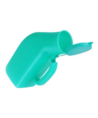 Men Urinal 1200ML Male Urinal Reusable Long Neck Incontinence Pee Plastic Urine Collection Spill Proof Device Snap-On Lid Convenient and Practical Urinal