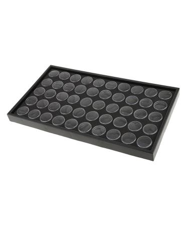 Tubayia Presentation Storage Tins for Nail Art Beads Dried Flowers Earrings etc. (50 Compartments)