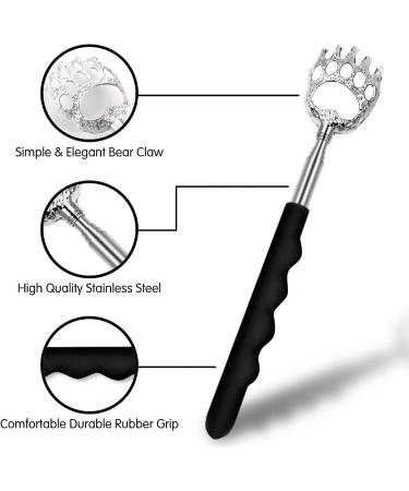 VIMVIP Bear Claw Telescoping Back Scratcher Set - Extendable Metal Scratcher with Soft Handle (4 Pack) - Buy Online on GoSupps.com