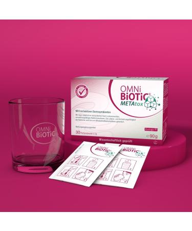 Omni Biotic Metatox - 30 Portions of Vegan Powder | 9 Bacterial Strains | 15 Billion Daily Dose | Supports Intestinal Flora - Buy Online on GoSupps.com