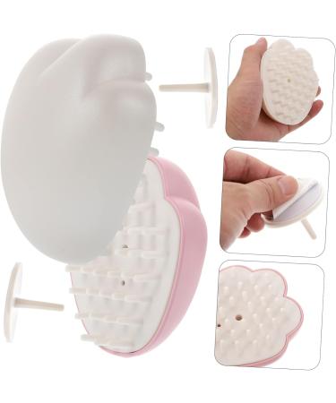 Buy HOMSFOU 2pcs Scalp Massage Comb & Hair Cleaning Brush | TPR Shampoo Brush for Deep Clean & Relaxation - Buy Online on GoSupps.com