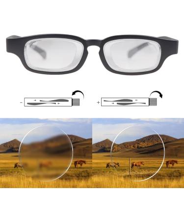 Buy Flex Focus Adjustable Glasses - Variable Focus Blue Light Blocking Reading Glasses for Men & Women - Unisex Black Style - International Shipping Available - Buy Online on GoSupps.com