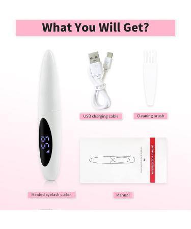 RSN Mocha Heated Lash Curler | Rechargeable Electric Eyelash Curler with 3 Heating Modes | Long Lasting Eye Lash Curling Wand for Women - Buy Online on GoSupps.com