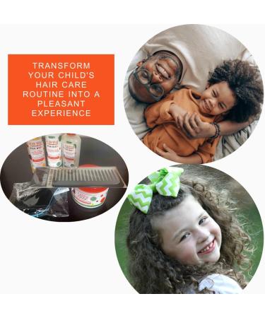 Kids Shampoo and Conditioner Bundle with Travel Size Dentagling Hair Brush - Wide Tooth Comb for Wet and Dry Hair (6 items) - Buy Online on GoSupps.com