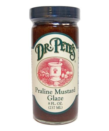 Dr. Pete's Original Gourmet Praline Mustard Glaze (Pack of 2) 8 oz Jars