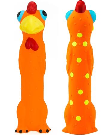 Chiwava 3-Pack 9-Inch Squeaky Dog Toys - Interactive Latex Puppy Play in Assorted Colors - Buy Online on GoSupps.com