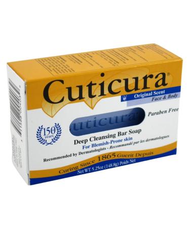Cuticura Deep Cleansing Face & Body Soap - Original Scent 5.25 oz | Premium International Shipping - Buy Online on GoSupps.com