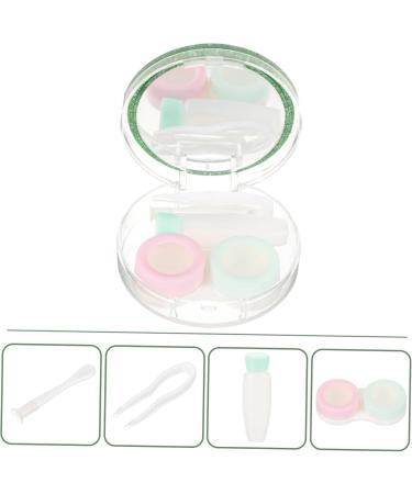 Buy Solustrie Small Plastic Container for Contact Lenses | Compact Mirror & Local Storage Case for Makeup Essentials - Buy Online on GoSupps.com
