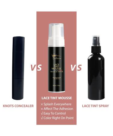 Bellouis Lace Tint Mousse 200ml/7fl.oz - Dark Brown Hair Tinting Foam - Buy Online on GoSupps.com