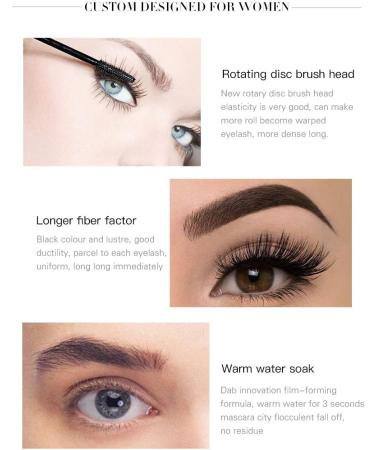 Waterproof volumizing lengthening and curling mascara for a natural and long-lasting look! Smudge-proof mascara - Buy Online on GoSupps.com