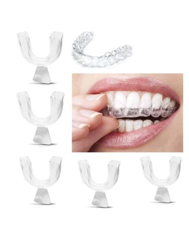 Eshylala 5 Pieces Teeth Whitening Trays Whitening Teeth Trays Whitener Mouth Guard Care Oral Hygiene Bleaching Tooth Tool
