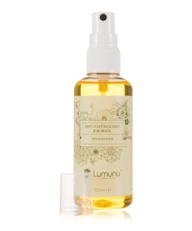 Deluxe Pure Jojoba Oil 100ml - 100% Natural | Lumunu Care Gold by Venize - Best for Skin & Hair - Buy Online on GoSupps.com