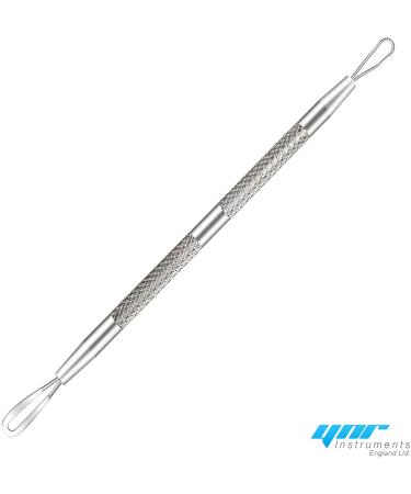 YNR Professional Blackheads Whiteheads Comedone Remover Extractor Facial Tool Flat and Round Wired Ends Surgical Stainless Steel - Buy Online on GoSupps.com
