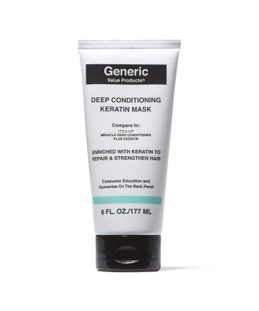Generic Value Products Deep Conditioning Mask Plus Keratin Compare to 10 Miracle Deep Conditioner Plus Keratin