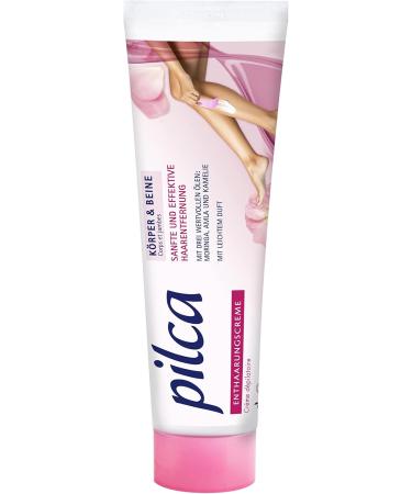  Pilca pilca Body Hair Removal Cream 150 ml Tube for Gentle Hair Removal of Legs Arms Armpits and Bikini Set Moringa Amla and Camellia Oil Cream with Precision Spatula - Buy Online on GoSupps.com