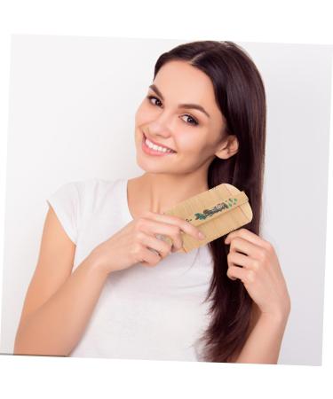 Healeved Lot de 2 Peignes en Bambou Dents Doubles Densifi es Peigne Antipelliculaire Multifonction pour Soin du Cuir Chevelu Outil Naturel pour Gar on et Filles Usage Style Al atoire - Buy Online on GoSupps.com