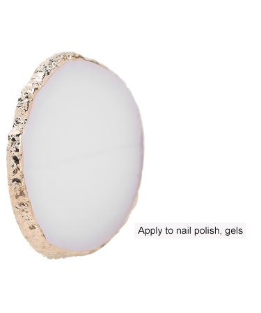 Portable Nail Palette - White Nail Polish Pigment Mixing Plate for Nail Salon | Ideal for DIY Manicures & Professional Use - Buy Online on GoSupps.com