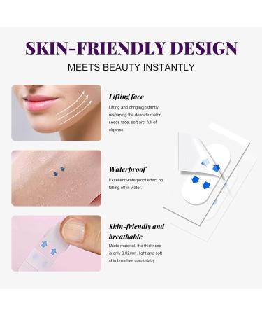 Facial Lifting Tape Reduce Double Chin Wrinkle Removal V Shape Instant Face Lifting Sticker for Firming and Rejuvenating Skincare Needs - Buy Online on GoSupps.com